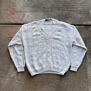 Vintage Tony Lambert V-neck knit sweater